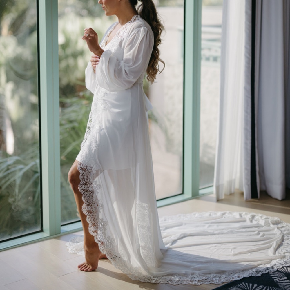 Le Rose Layla Lace Trim Maxi with Slip